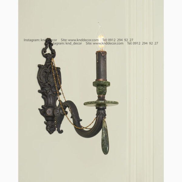 دیواری دایانا رومی سنگ سبز آویز سنگ 1