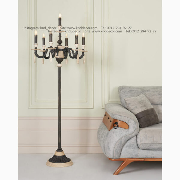 استند دایانا رومی سنگ کرم آویز سنگ 6+1