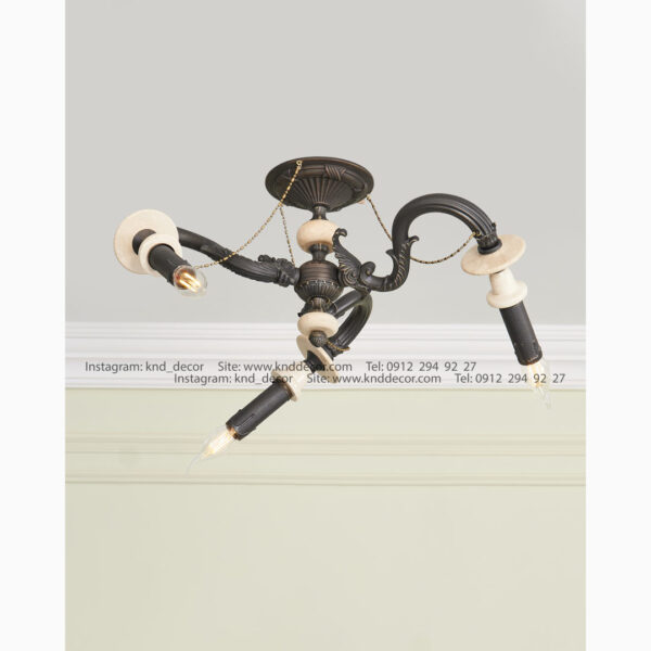 سقفی دایانا رومی سنگ کرم آویز سنگ 3