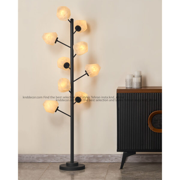 استند 1071 مشکی 9 با حباب 110 سفید