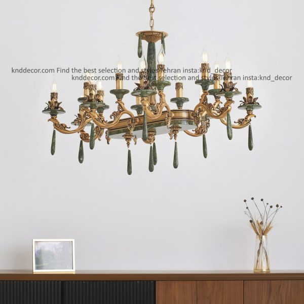 لاینر آوا آنتیک سنگ سبز آویز سنگ عرض 15*70 سانت 10