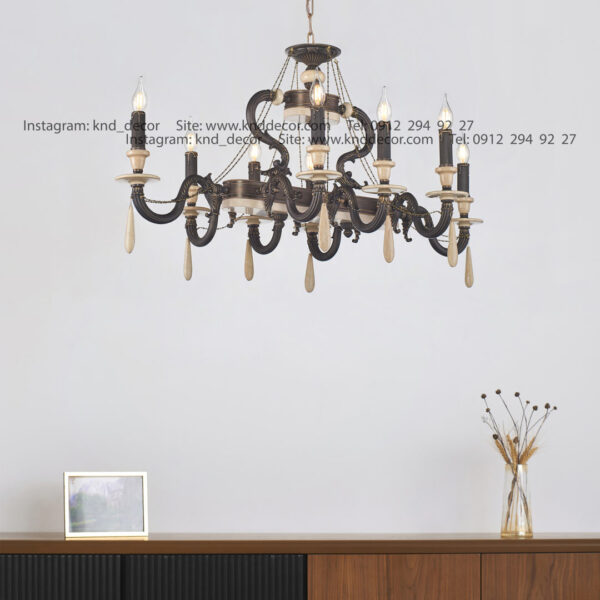 لاینر دایانا رومی سنگ کرم تک سنگ آویز سنگ 8