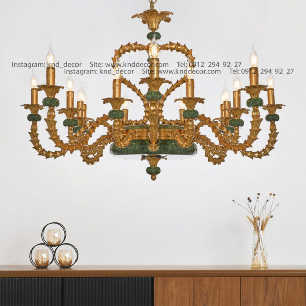 لوستر مرجان فورتیک سنگ سبز 16