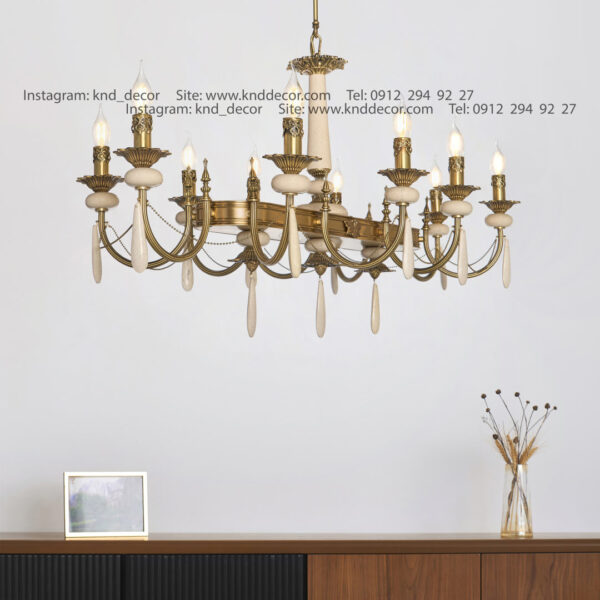 لاینر لیانا آهن آنتیک سنگ کرم آویز سنگ 10