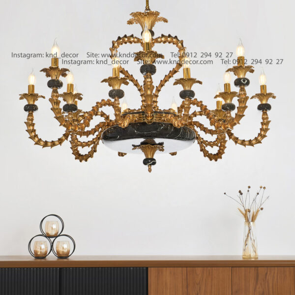 لوستر مرجان فورتیک سنگ مشکی 12