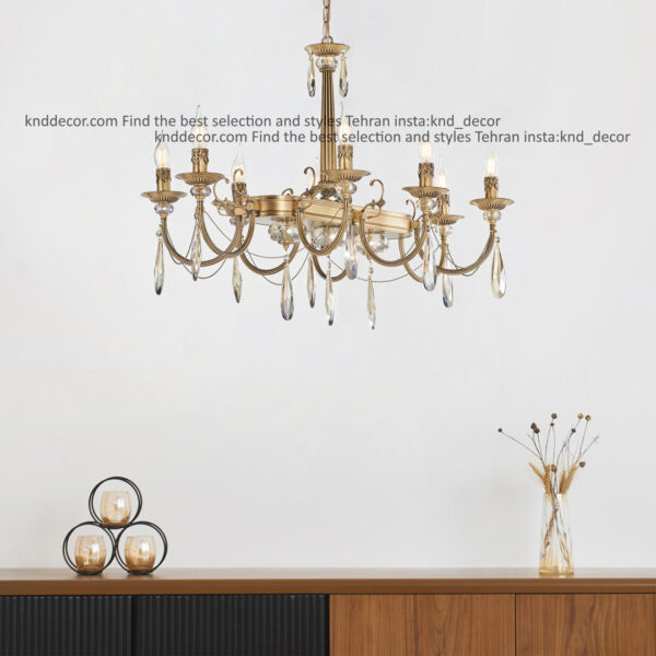 لاینر لوتوس ستون کبریتی آنتیک آویز بادامی عرض 7*50 سانت 8