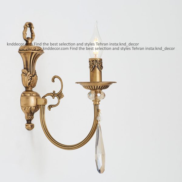 دیواری لوتوس ستون کبریتی آنتیک آویز بادامی 1