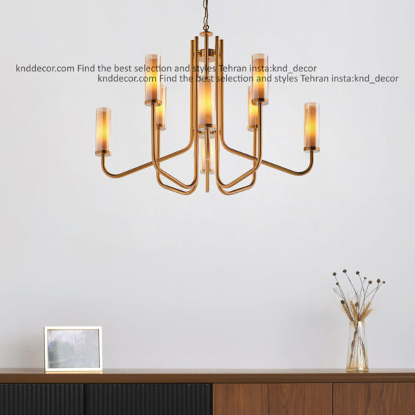 لوستر 3051 سانتیک 8 با حباب قطر 6 دوگلس