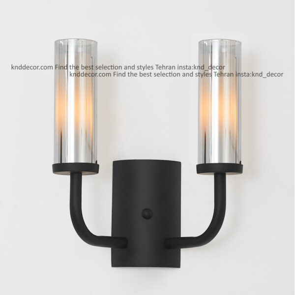 دیواری 1501 مشکی 2 با حباب قطر 6 دوگلس