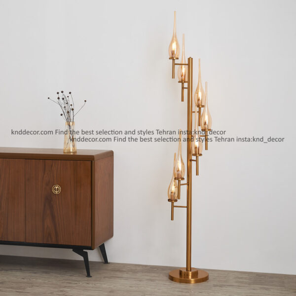 استند 1021 سانتیک 7 با حباب 310 شیاردار عسلی