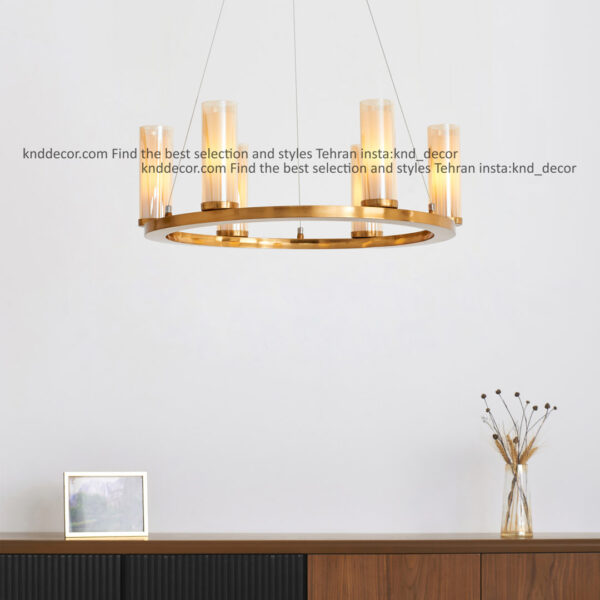 لوستر 1041 قطر 55 سانت 6 سانتيک با حباب قطر 6 دوگلس