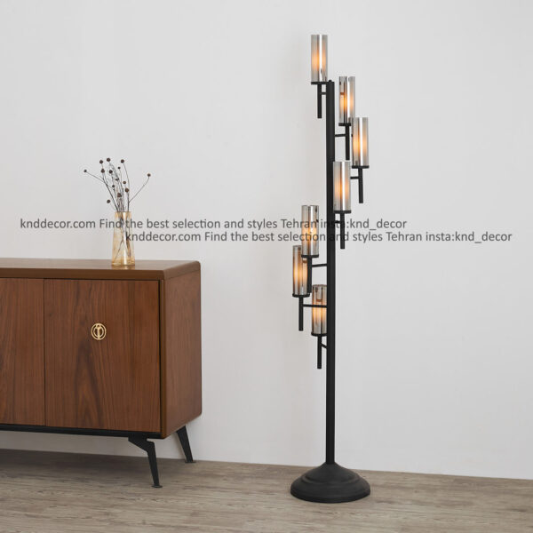 استند 1021 مشکی 7 با حباب قطر 6 دوگلس دودی