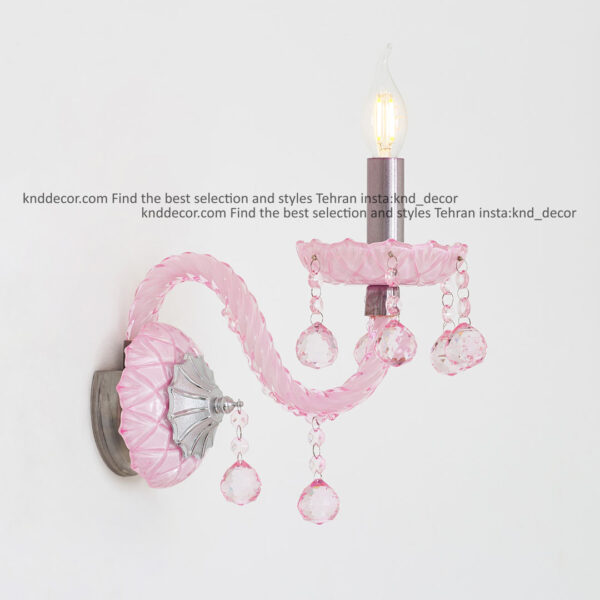 دیواری والتر صورتی 22 سانت 2 جفت 1 شاخه 2P