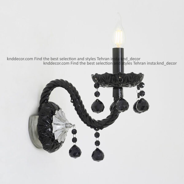 دیواری والتر مشکی 22 سانت 2 جفت 1 شاخه TP