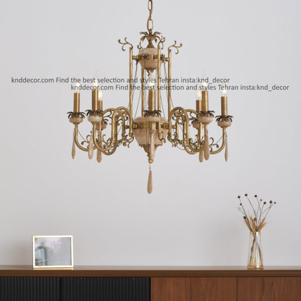 لوستر ویولت - سنگ کرم - آنتیک - 8