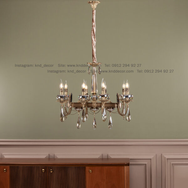 لاینر لیانا آنتیک توپی تراش بزرگ کد A5 آویز بادامی عرض 7*50 سانت 8