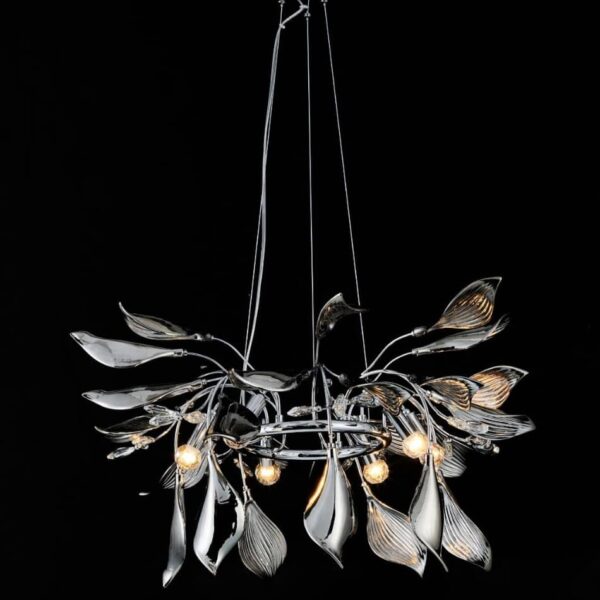 لوستر رینگی برگی ۶ شعله