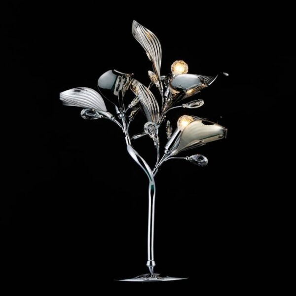 آباژور رومیزی برگی ۳ شعله