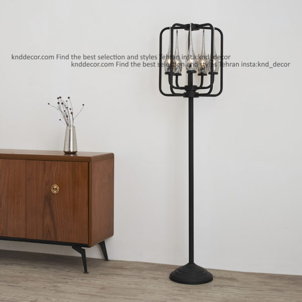 استند 1501 مشکی فانوسی با حباب 310