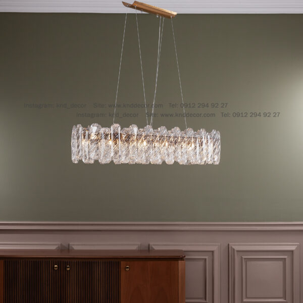 لاینر 3092 سانتیک 40 سانت 12 لامپ 80 کریستال