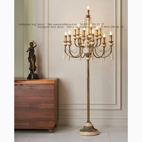 استند لیانا دوبل آنتیک سنگ کرم 1+6