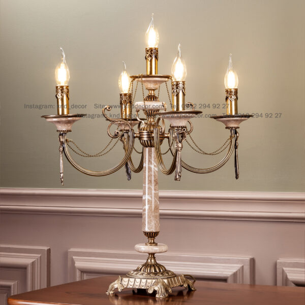 آباژور پاپیون کم کار آنتیک سنگ کرم 4+1